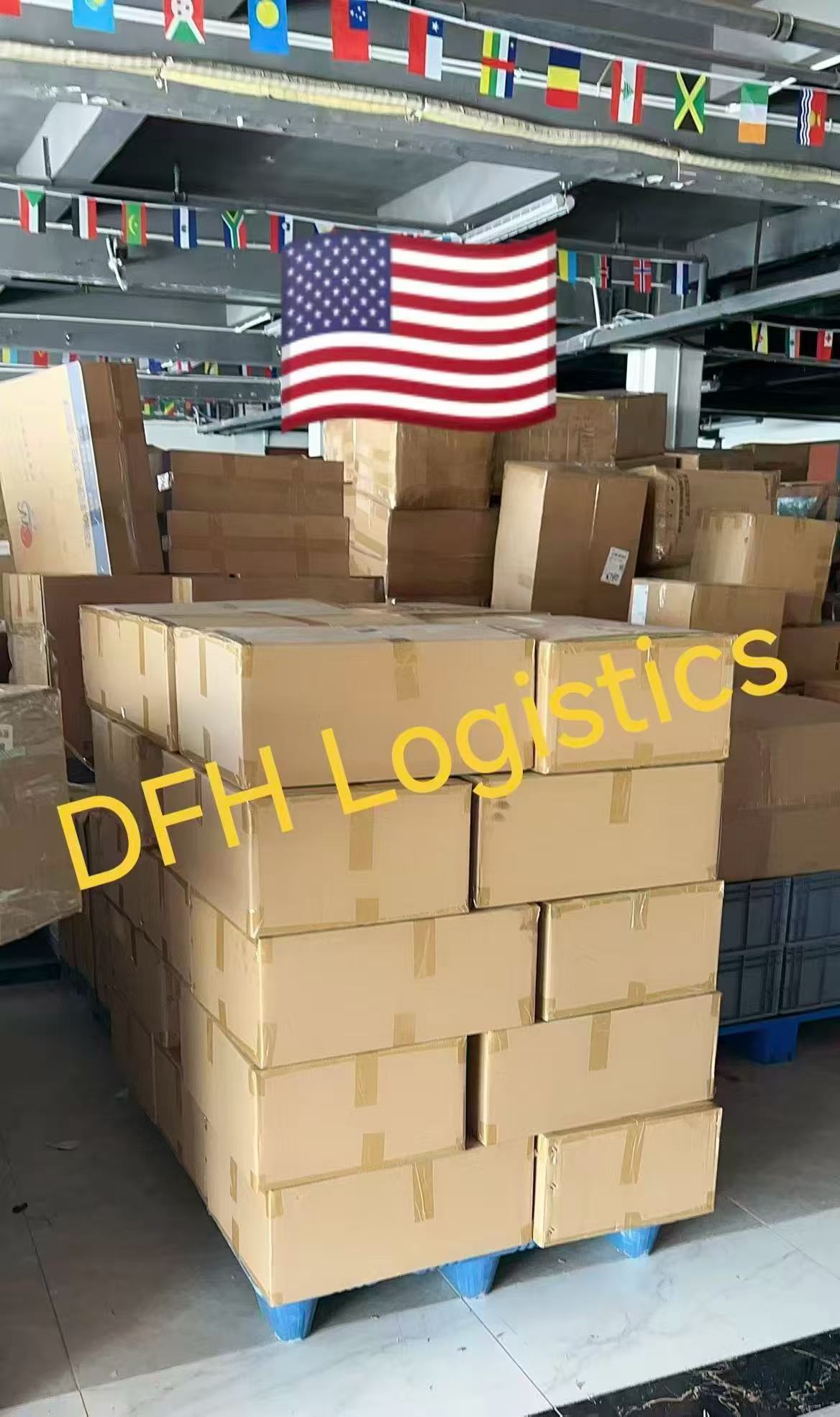 Pallet built for the United States lane