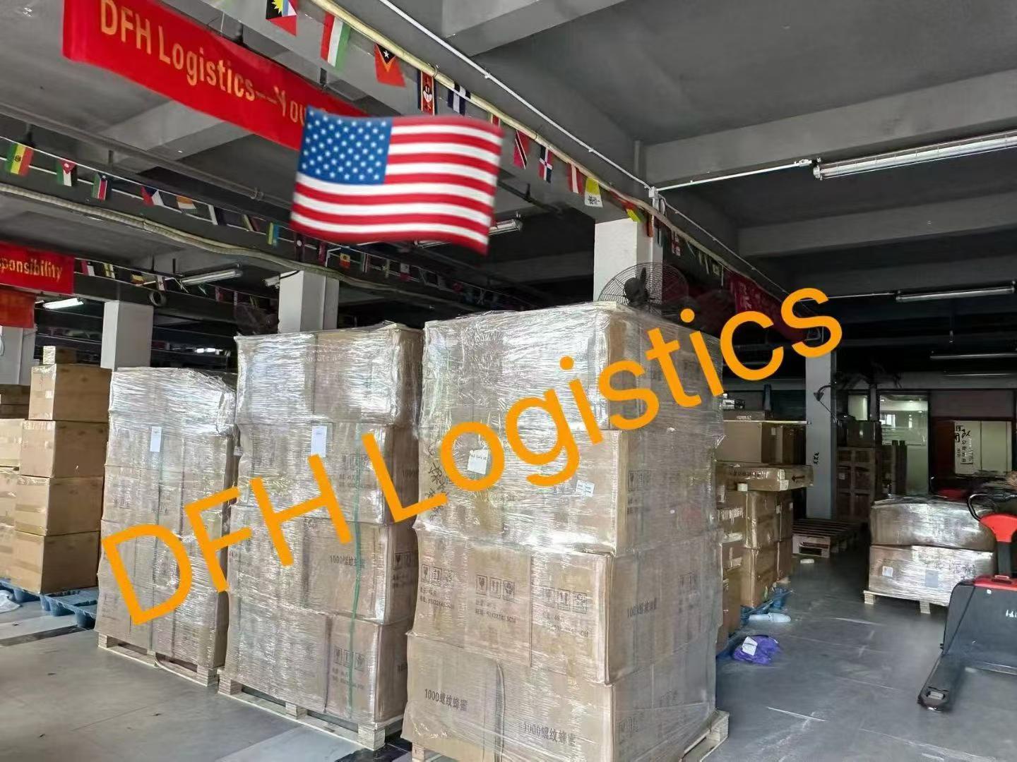 Our Shenzhen warehouse staging U.S. bound pallets